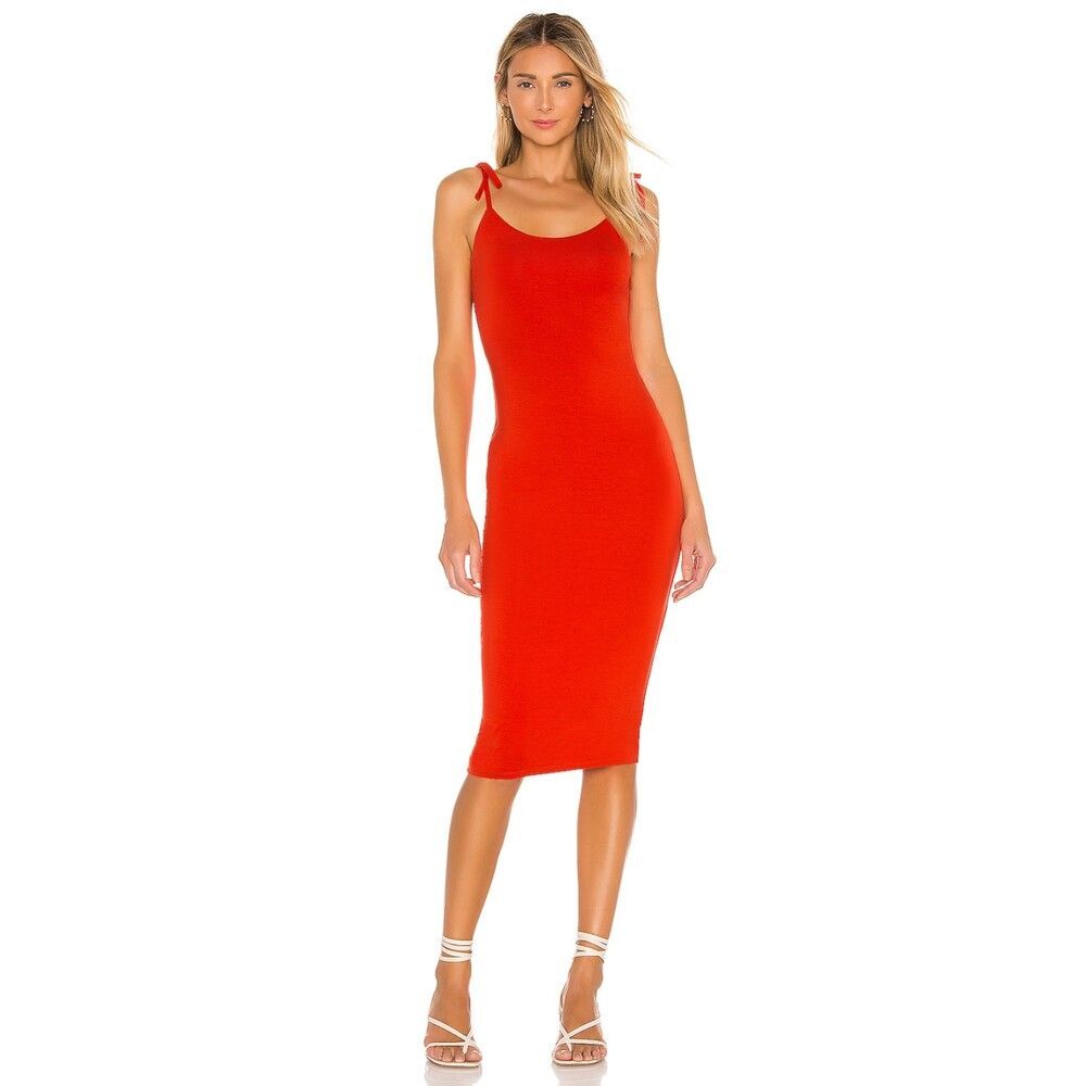NWT REVOLVE Privacy Please Kayla Midi Dress in Red, XL (W5)